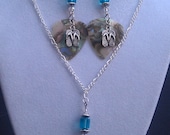 Abalone Flip Flop Guitar Pick Set