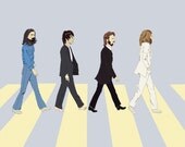 Rock, Beatles Art - 10 x 8 inch print