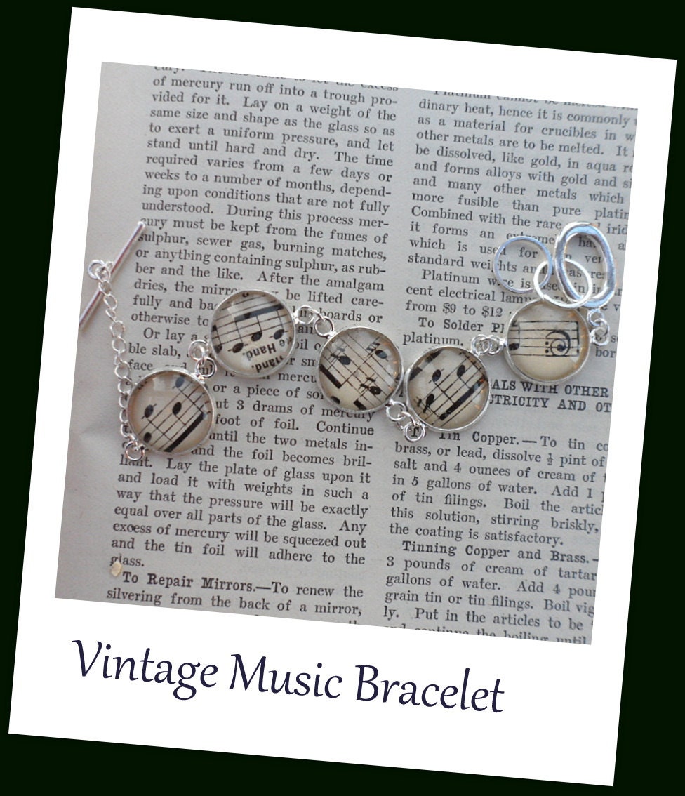 Vintage Music Bracelet