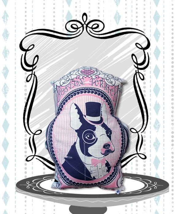 Boston Terrier Dog Breed Pillow