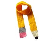 Sale - Bright Yellow Pencil Scarf