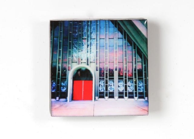 Hipstamagnets: Square Tile Resin Photographic Magnets (Kirkwood K.U.M. Church)