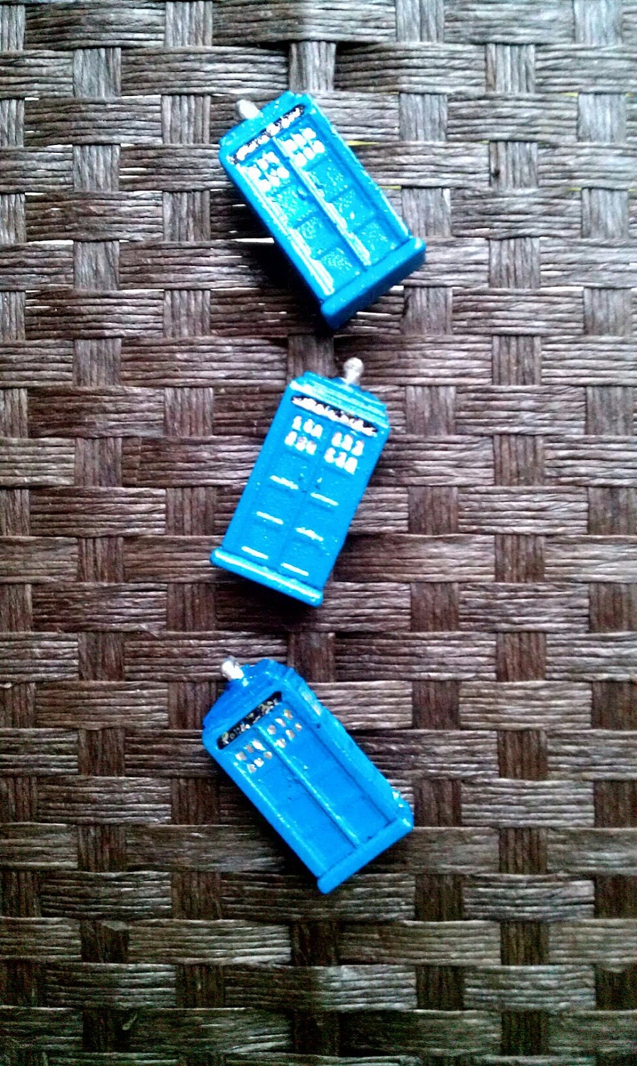 Wibbly Wobbly Timey Whimey TARDIS Magnet