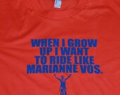 Small Unisex When I Grow Up Marianne Vos T-shirt