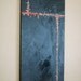 Original Abstract Painting - Contemporary Fine Art - Acrylic on Canvas 12 x 24 - textural - black - metallic gold