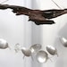 1800's Silver spoonfish & driftwood windchimes
