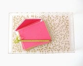 Lucite Tray - Midi - Confetti Blush/Gold