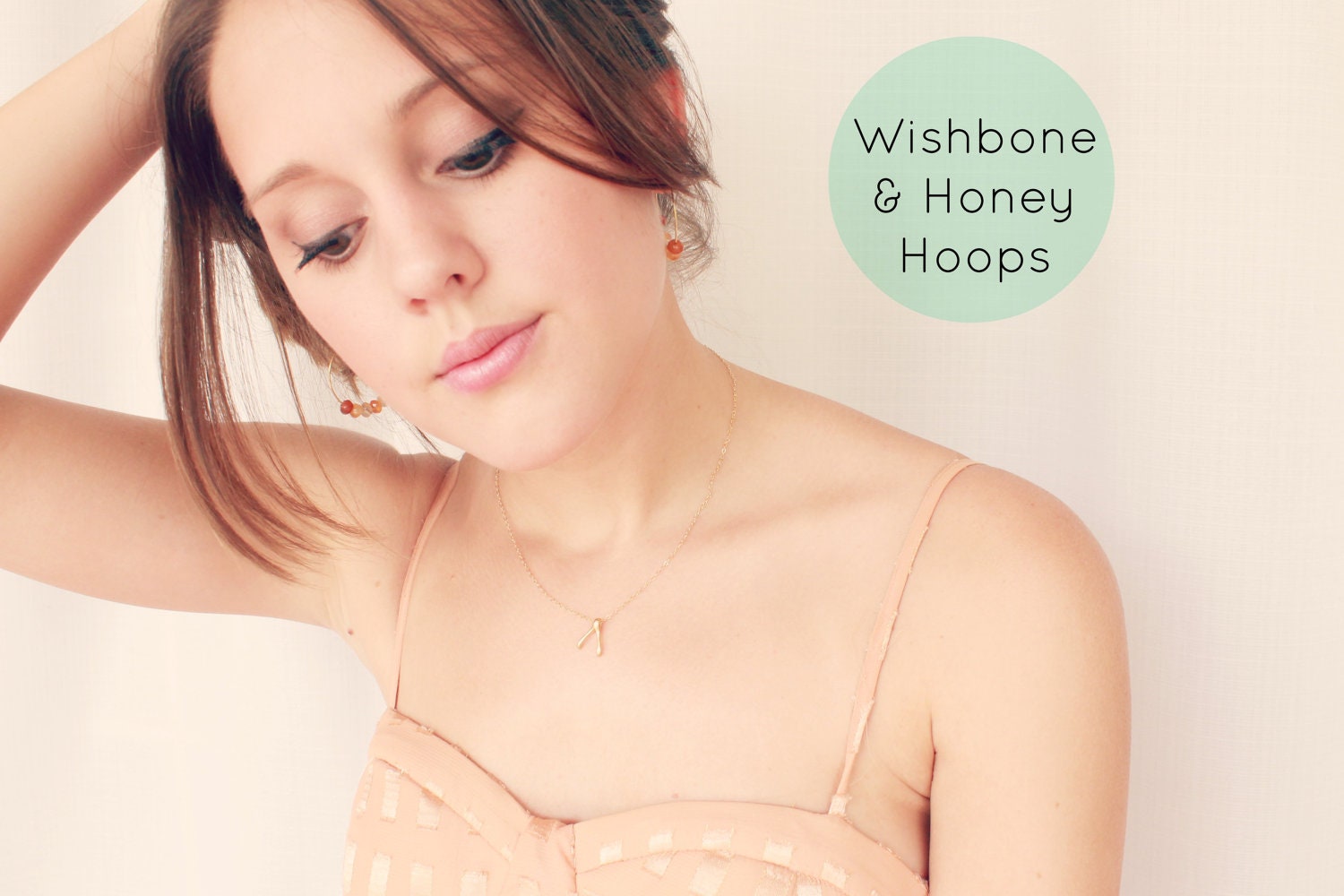 FREE SHIPPING Milk and Honey - Gold Hoop Earrings KO
