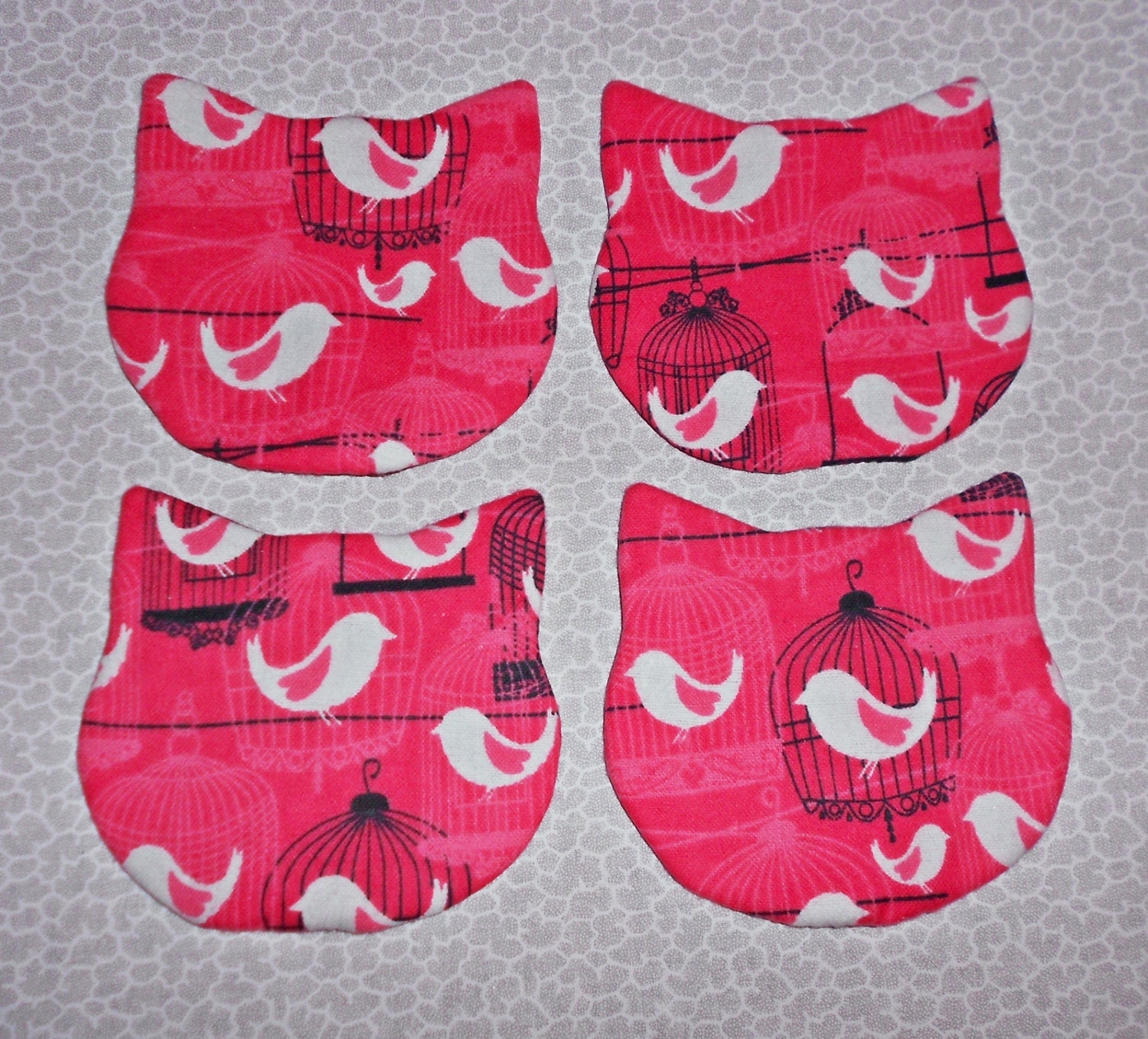 Fabric Kitty Coasters