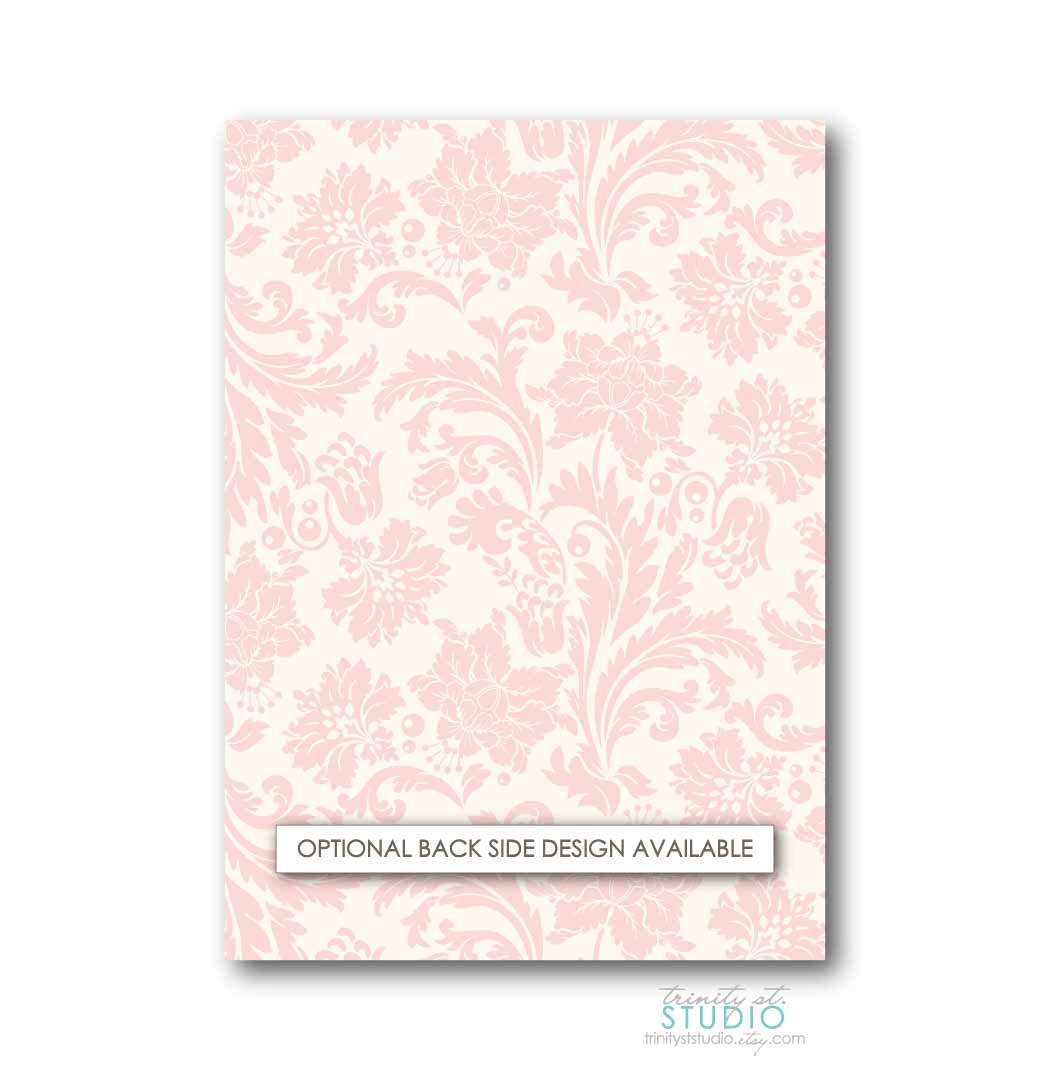Vintage Paris Invitation - Bridal or Baby Shower - Birthday Party Wedding - PRINTABLE DIY Digital or Printed Design (optional)