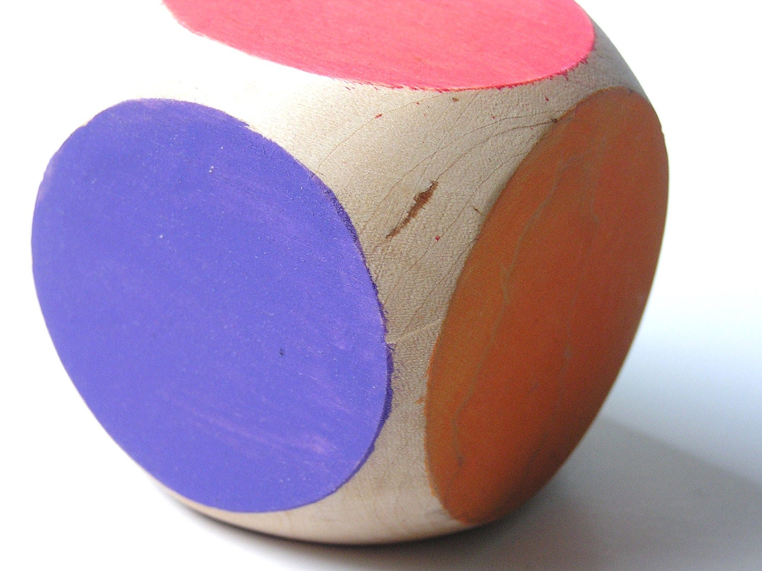 Waldorf-Game- Kids- Wood - COLOR ROLLER -Montessori Educational Rainbow Toy
