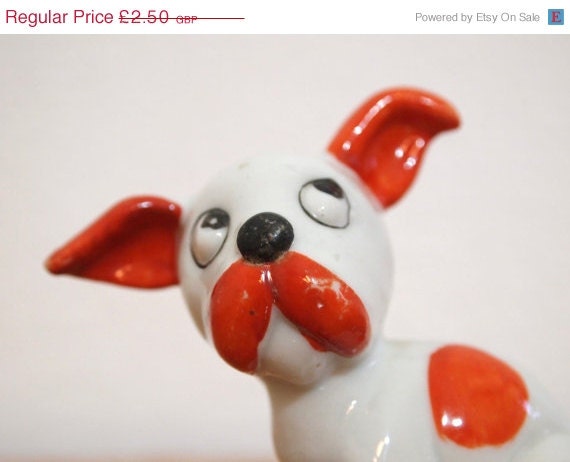 ON SALE Kitsch Puppy Dog Ornament