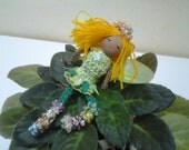 Green Fairy -  Fantasy Land Finger Puppet