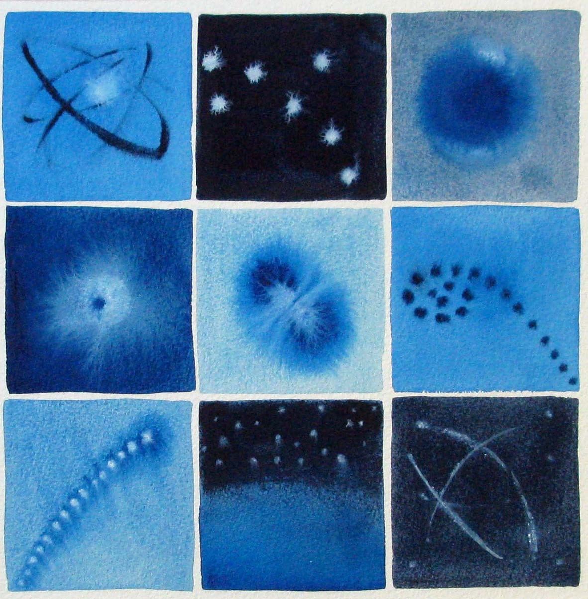 Cosmic Exploration - original watercolor painting - astronomy space