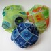 Blue Mitosis Silk Scarf