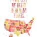 Left My Heart Print