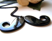 Black Mustache Necklace