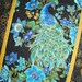 Peacock Quilted Wall Art in Timeless Treasure Plume  Fabric Line