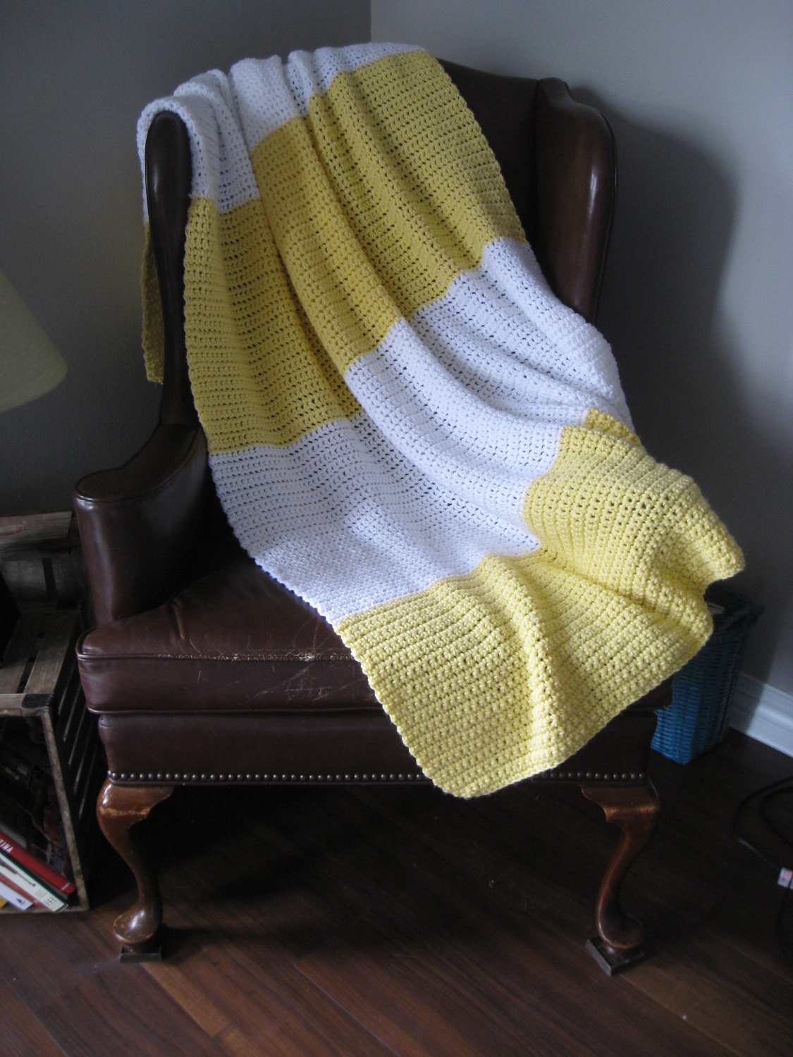 Lemon Chiffon Crochet Blanket