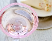 Cocktail rim sugar - wedding cake flavored - pink colored gourmet sugar for 75 - bulk for martinis, cocktails, margaritas signature drinks
