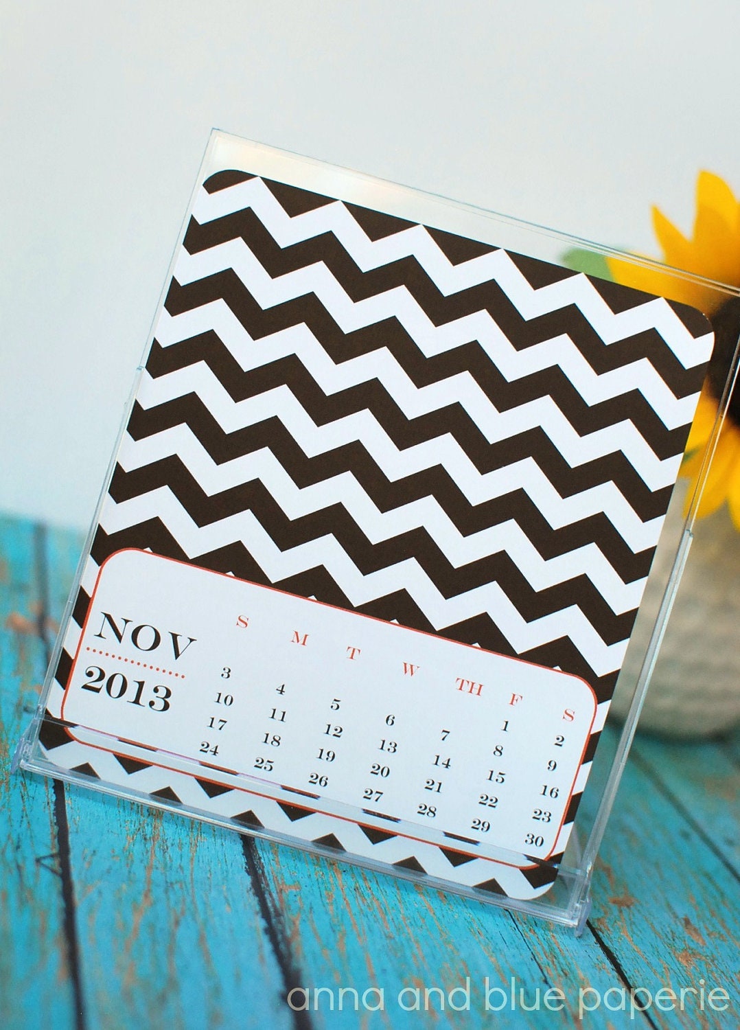 2013 Calendar - Printable DIY Calendar by anna and blue paperie Il_570xn