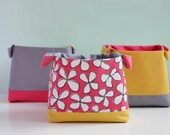 Fabric storage baskets - Flower print