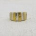 24k Gold  & Sterling Silver Ring