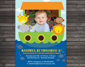 Noah's Ark Birthday or Baby Shower Printable Invitation Il_170x135