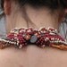 Jewelry / Necklaces  Beadwork Free form  crochet necklace choker
