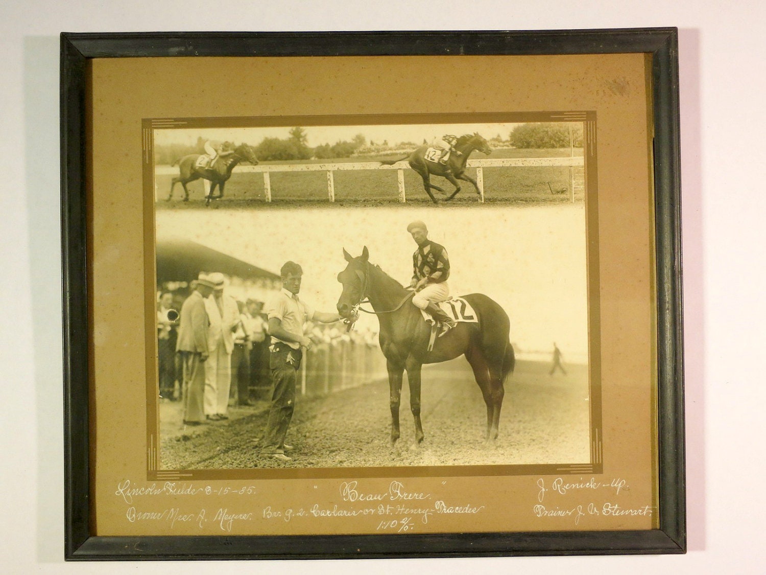 1935 Horse Race Photo