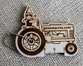 WPI Gauge Keychain - Laser Cut Wood - Designed by GnomeAcres