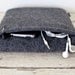 iPad Case, iPad Sleeve, iPad Cover - "Soul Sleeve" Padded with Pocket - Grey Eco Wool Yellow