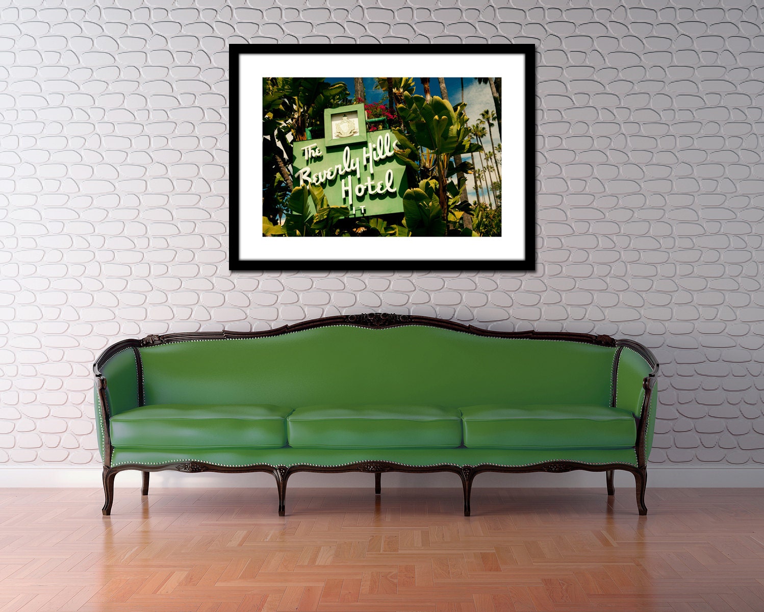 Beverly Hills Hotel Vintage Neon Sign - Mid Centry Modern Home Decor - Retro Wall Art - Office Decor - 24X36 Fine Art Photograph