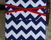Blue Chevron Galaxy Tablet Case / Blue Galaxy Tab Case / Blue Galaxy Tab Cover / Blue Galaxy Tablet Cover  - White, Red, Blue Chevrons