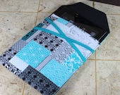Teal Designer iPad case / Blue iPad 2 case / Black iPad 3 case / White iPad mini case / Teal iPad Cover - White, Black, Turquoise, Teal