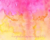 Abstract Watercolor Print - Splice 11" x 14"