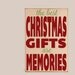 The Best Christmas Gifts Subway Art Wooden Sign - Typography Word Art Sign  - Perfect for Holiday Decor - Your Choice of Color