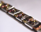 Volcanic Tile Stained Glass Bracelet