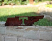 Groomsmen Gift- Tennessee with T cutout 20 inch Wall Art