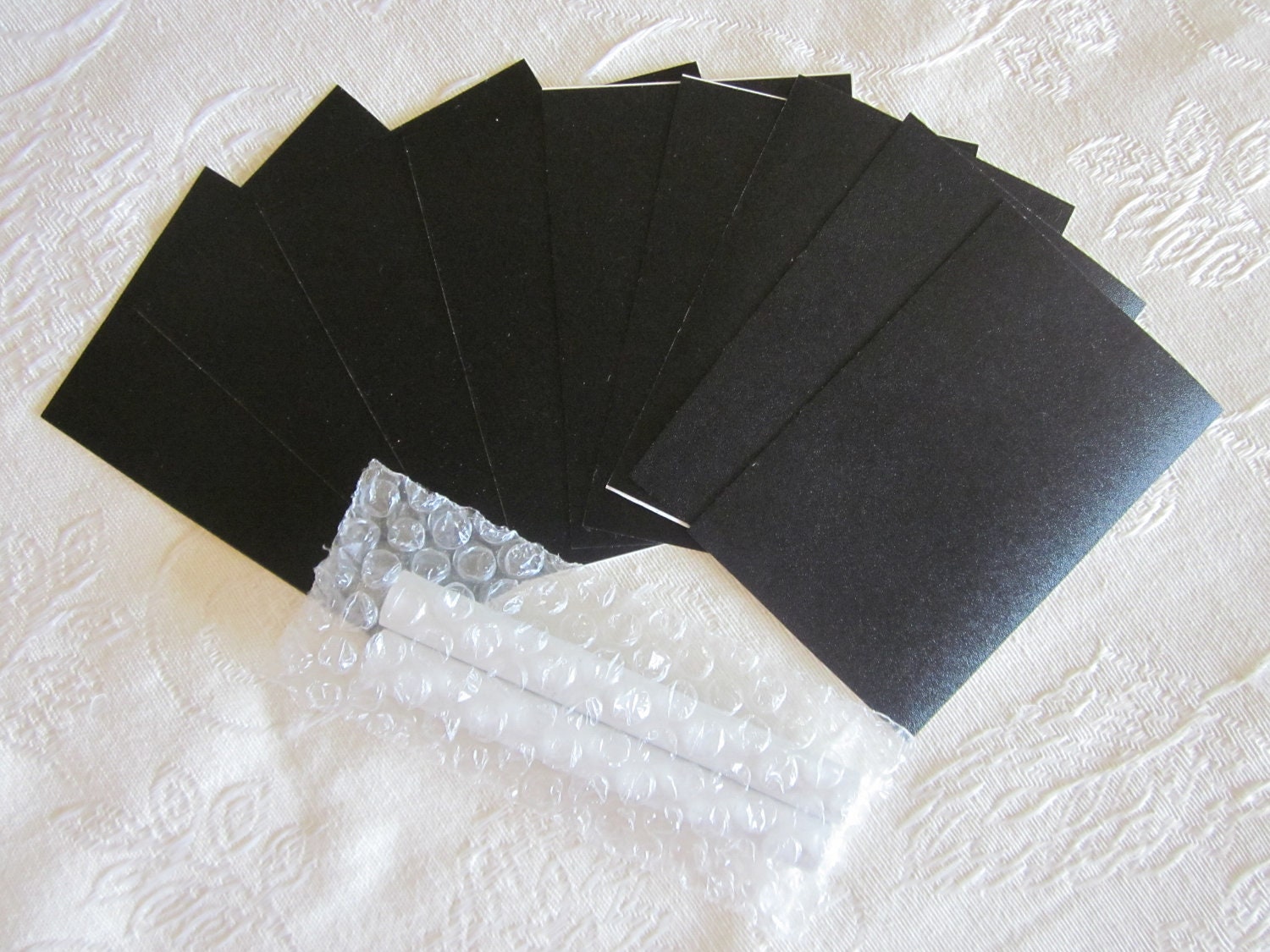 Chalkboard label stickers
