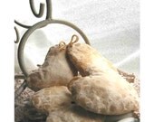 Wedding mementoes,gifts, decor. Primitive Hearts or Bells