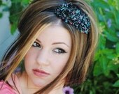 Womens Headband, Fabric Flower Headband for Women and Teens, Adult Hair Accessories