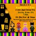 Halloween party kids costume invitation...DIY you print custom photo card by delightfulprints