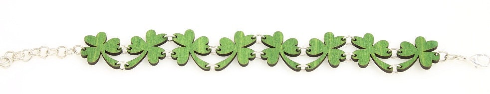 Shamrock Bracelet  - Made in USA - 7514