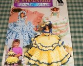 Crochet, Trinket Boxes Pattern, Annie's Attic, Fashion Doll Southern Belle, OOP, Hard to Find Pattern, Dated 1995