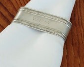 Sterling Silver Napkin Ring, Oval Napkin Ring