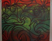 Original Acrylic Abstract Painting on Canvas
