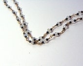 Simple Moonstone and Hematite Choker