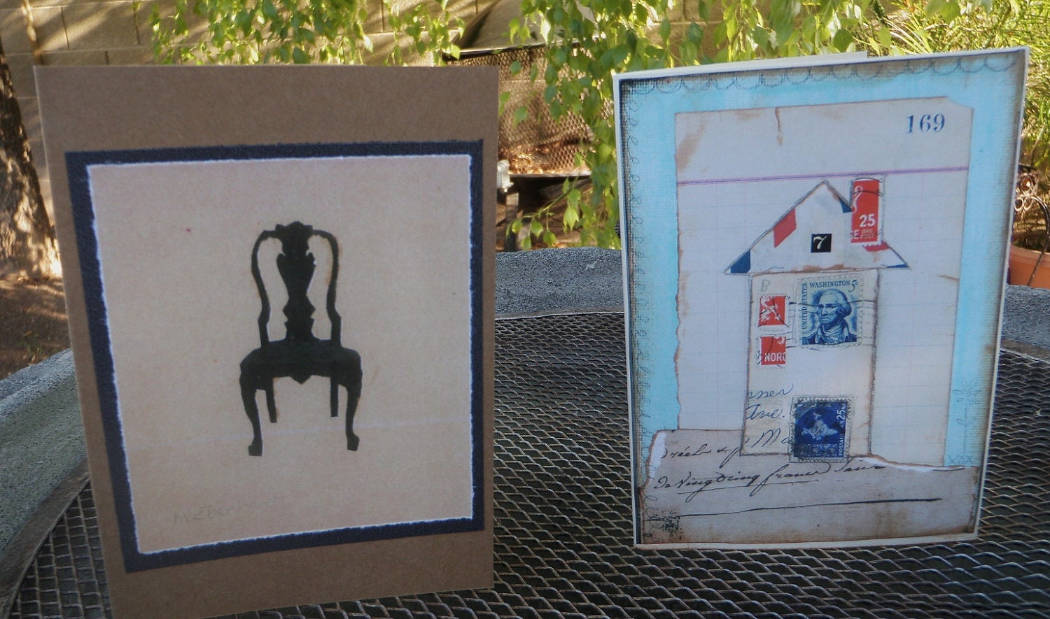 Cards, Pack of 4, Original Designs, Encouragement Art, Happy Art, Blank Inside