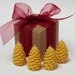 Gift Wrapped - Beeswax Candle Collection - "Pine Cone 4 Pack" - by Pollen Arts -